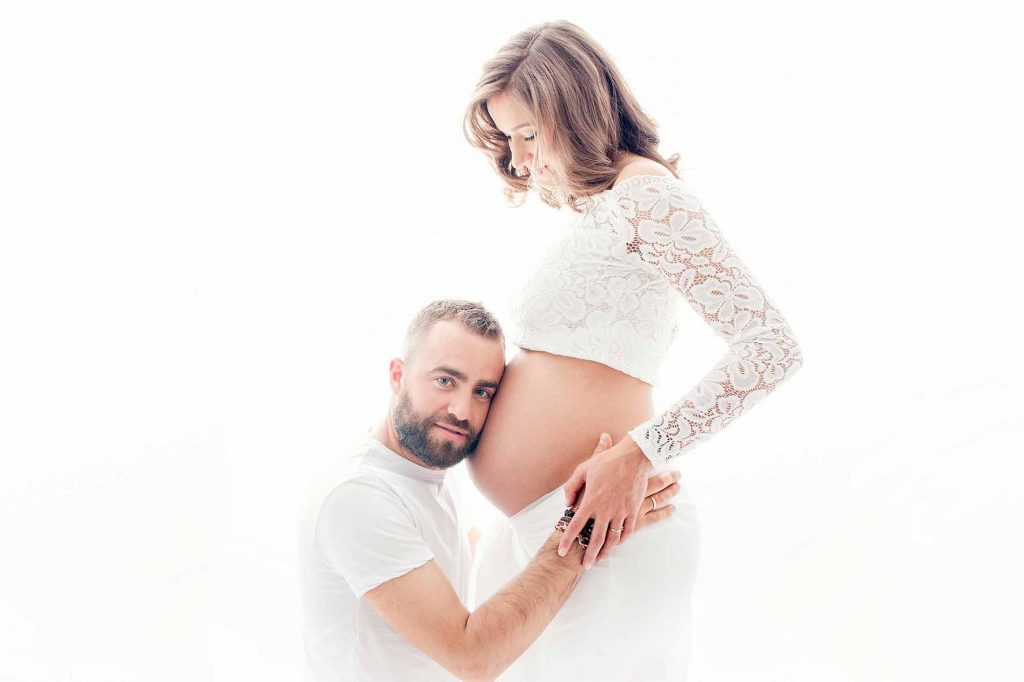 Sesión de embarazo con papás